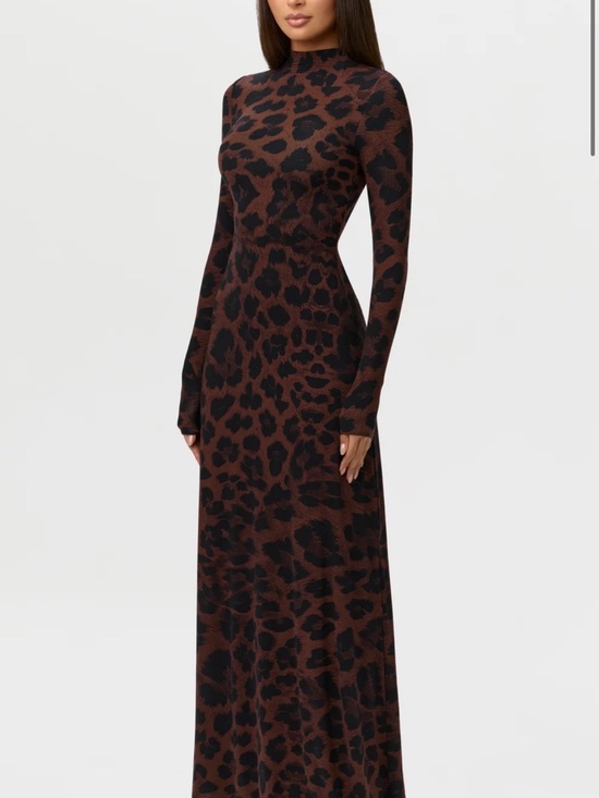 naked wardrobe Dresses & Skirts - 🤎 Naked Wardrobe Leopard Maxi Dress in Brown and Black